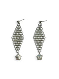 Chainmail star earrings