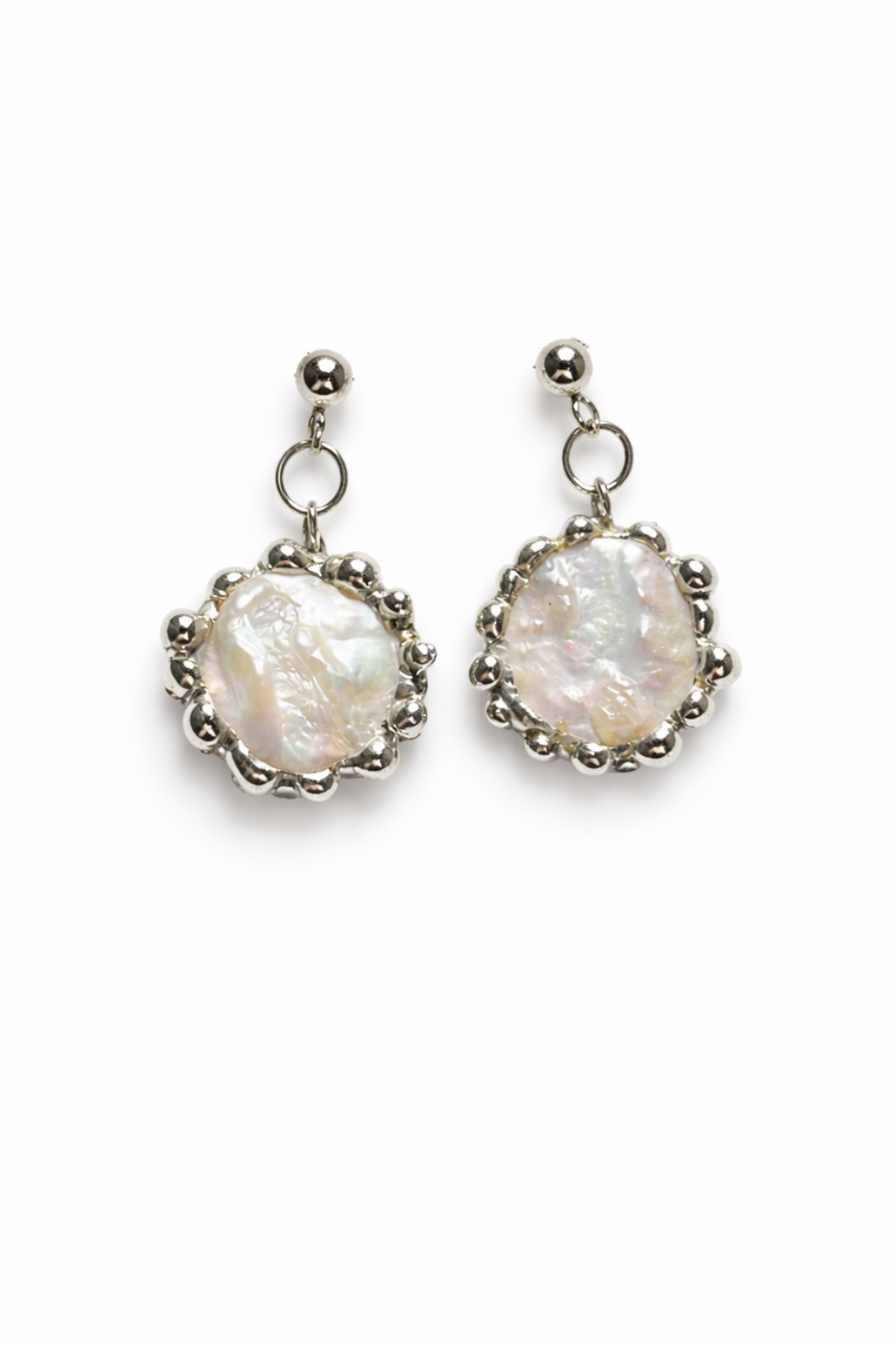 Baroque pearl earrings