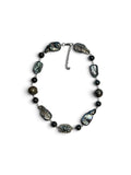 Black baroque pearl choker