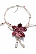Orchid necklace
