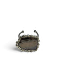 Black baroque ring