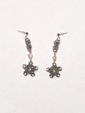 Chainmail star earrings