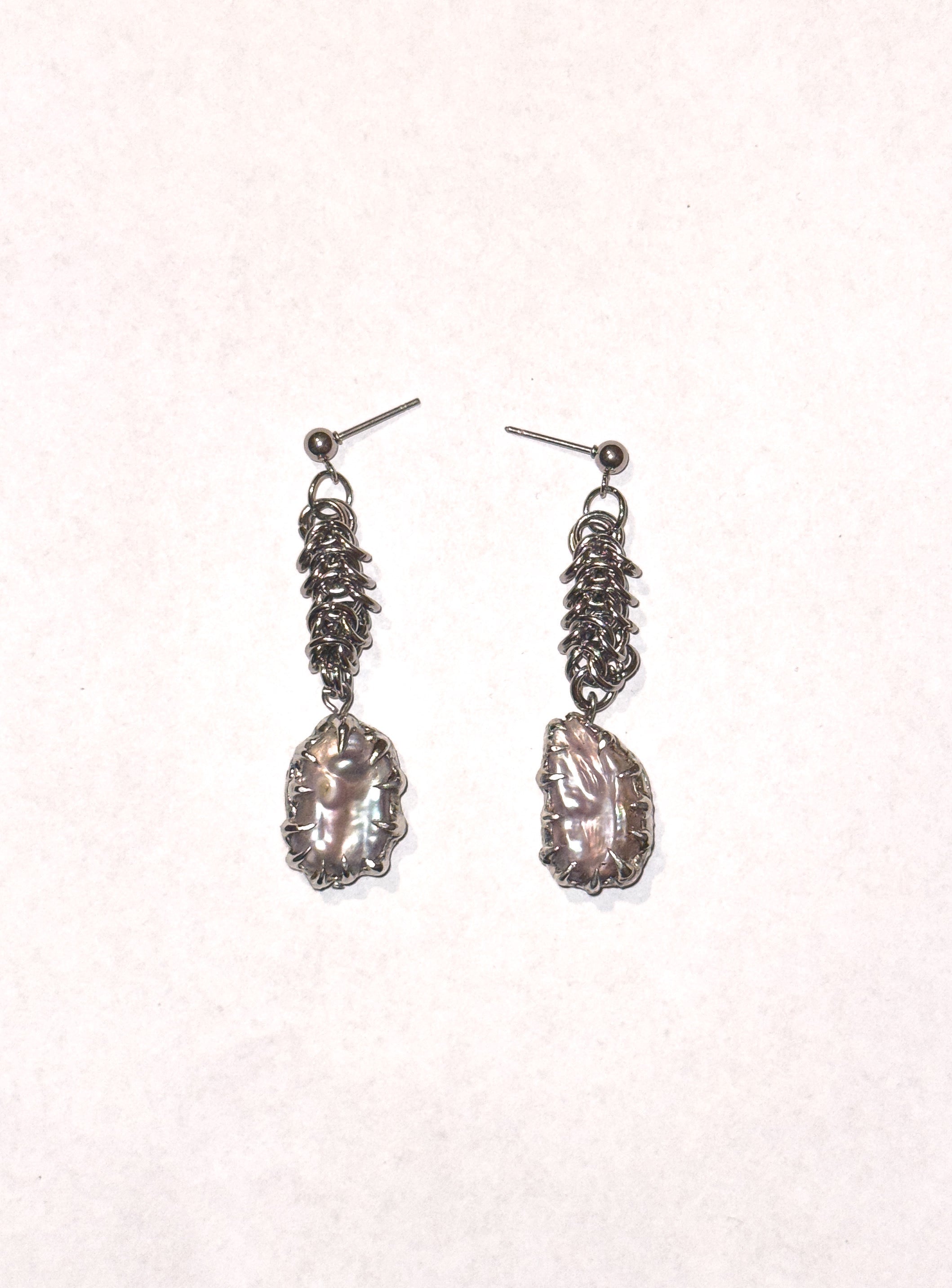 Chainmail earrings