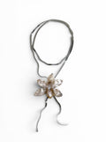 Moonlit orchid necklace