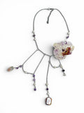 Cosmic orchid necklace