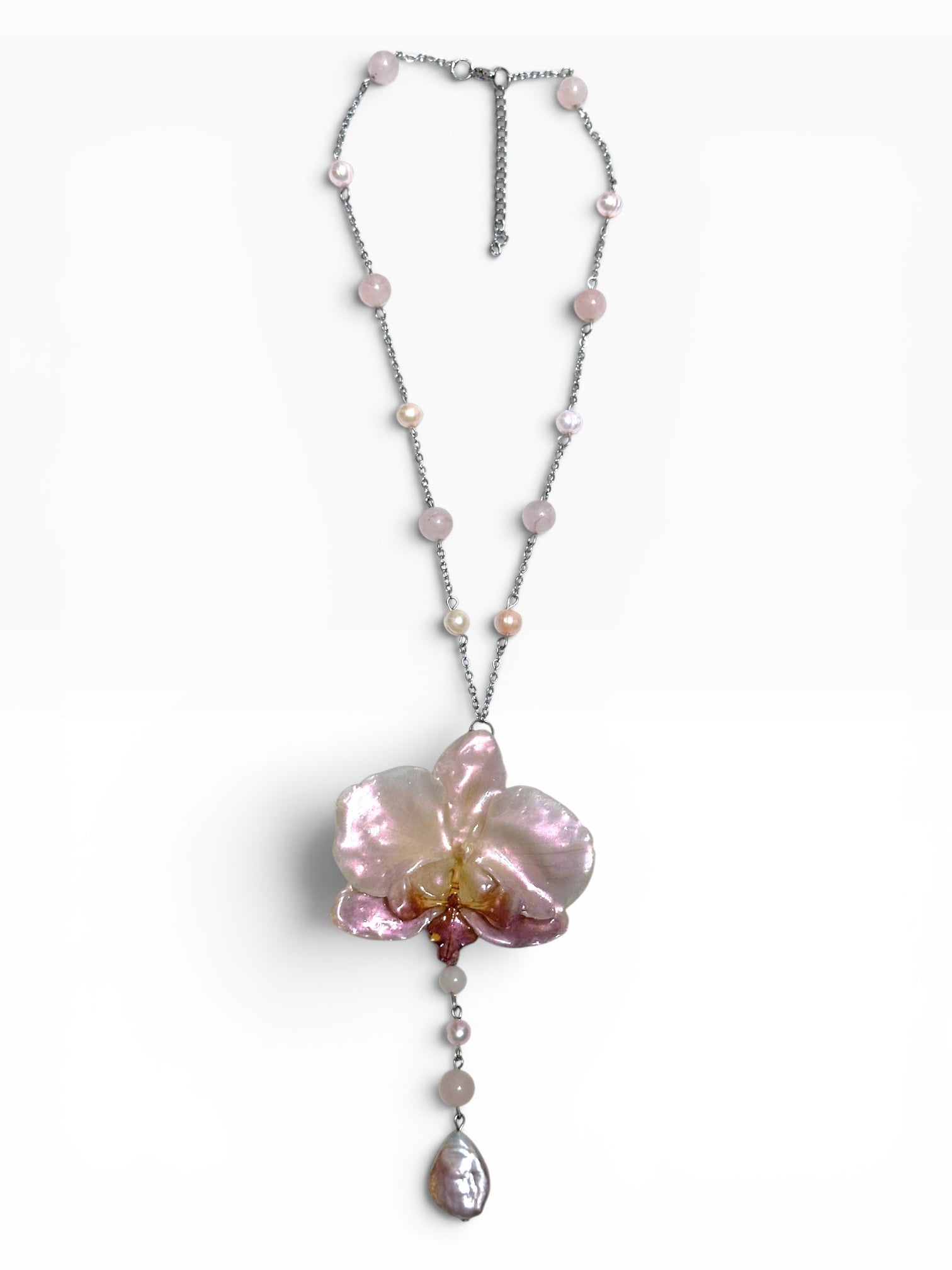 Celestial orchid necklace