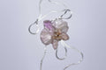 Orchid chain necklace