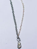 Soldered baroque pearl