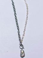 Soldered baroque pearl
